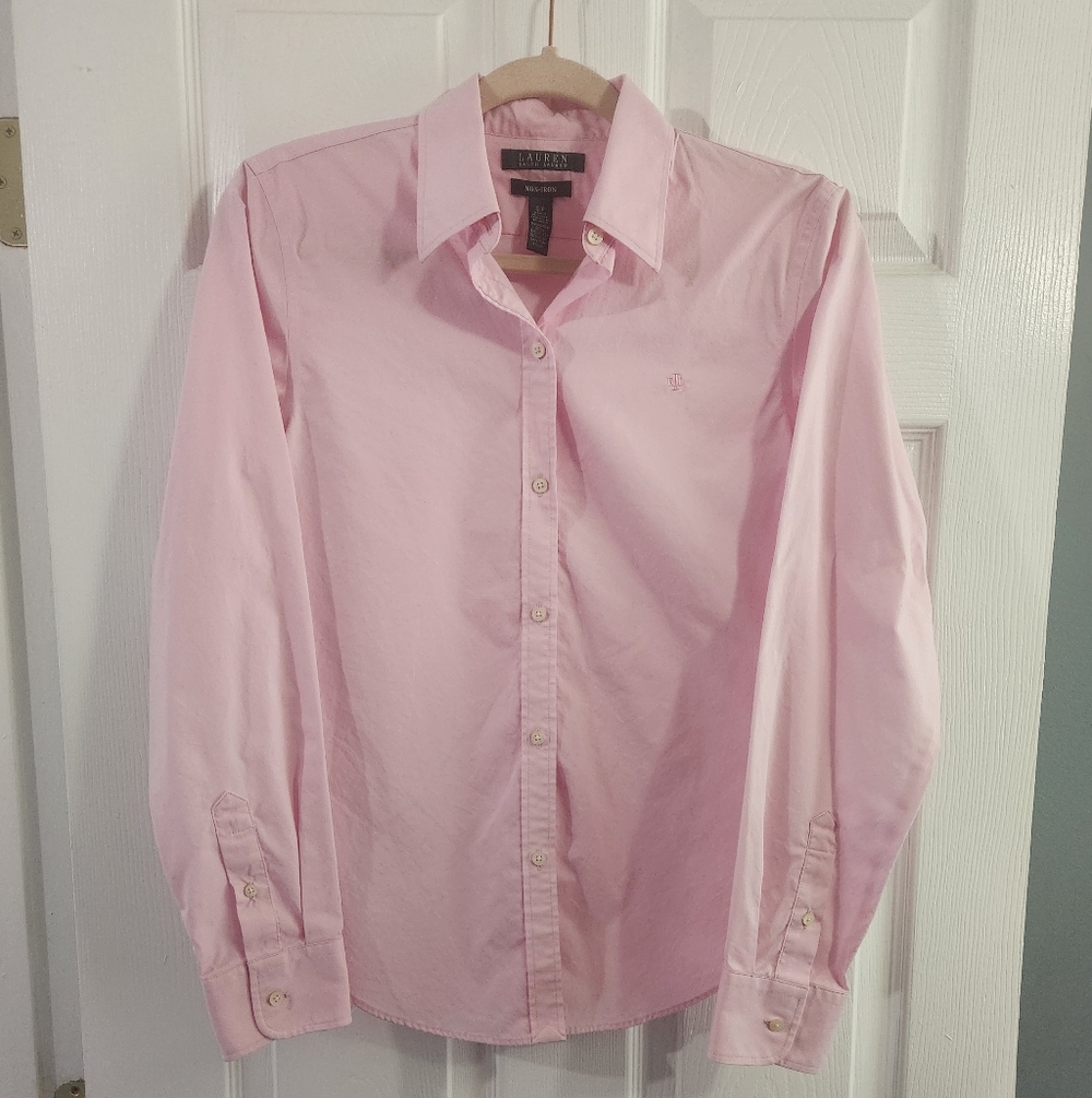 Ralph Lauren Classic Fit Pink Dress Shirt